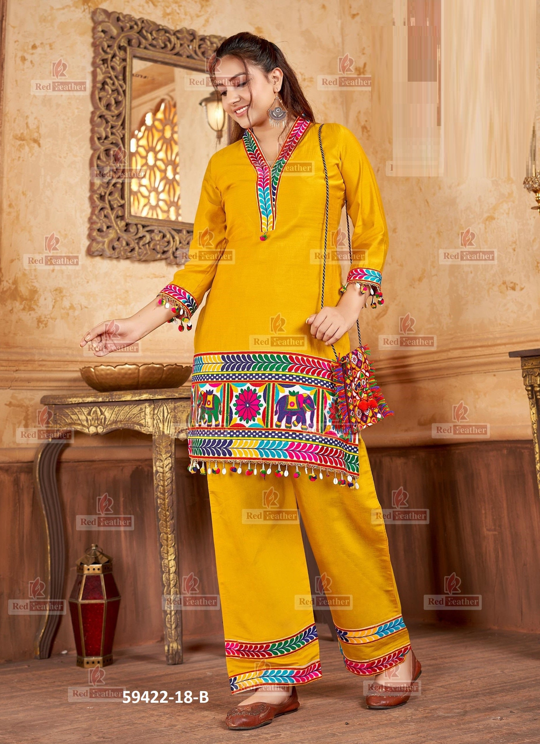 Traditional Kurti Set